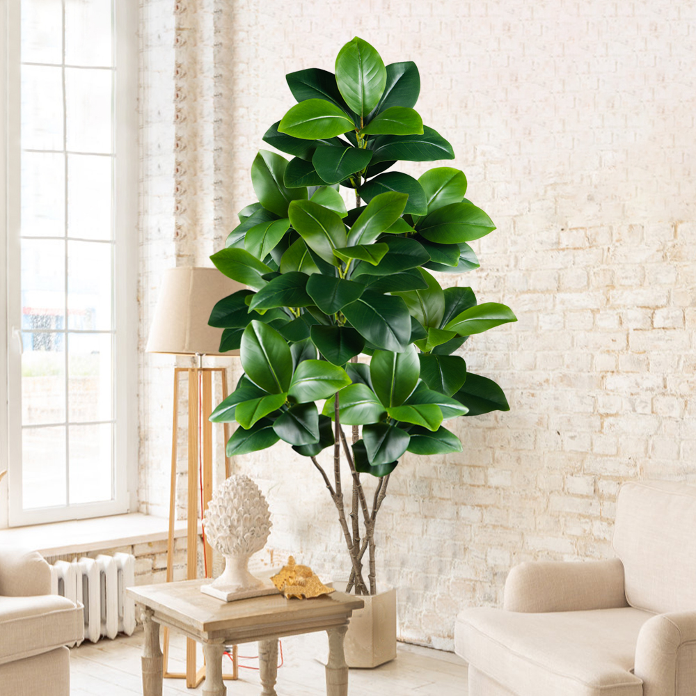 Fiddle Leaf Fig - 74-140cm Artificial Rubber Tree Fake Ficus