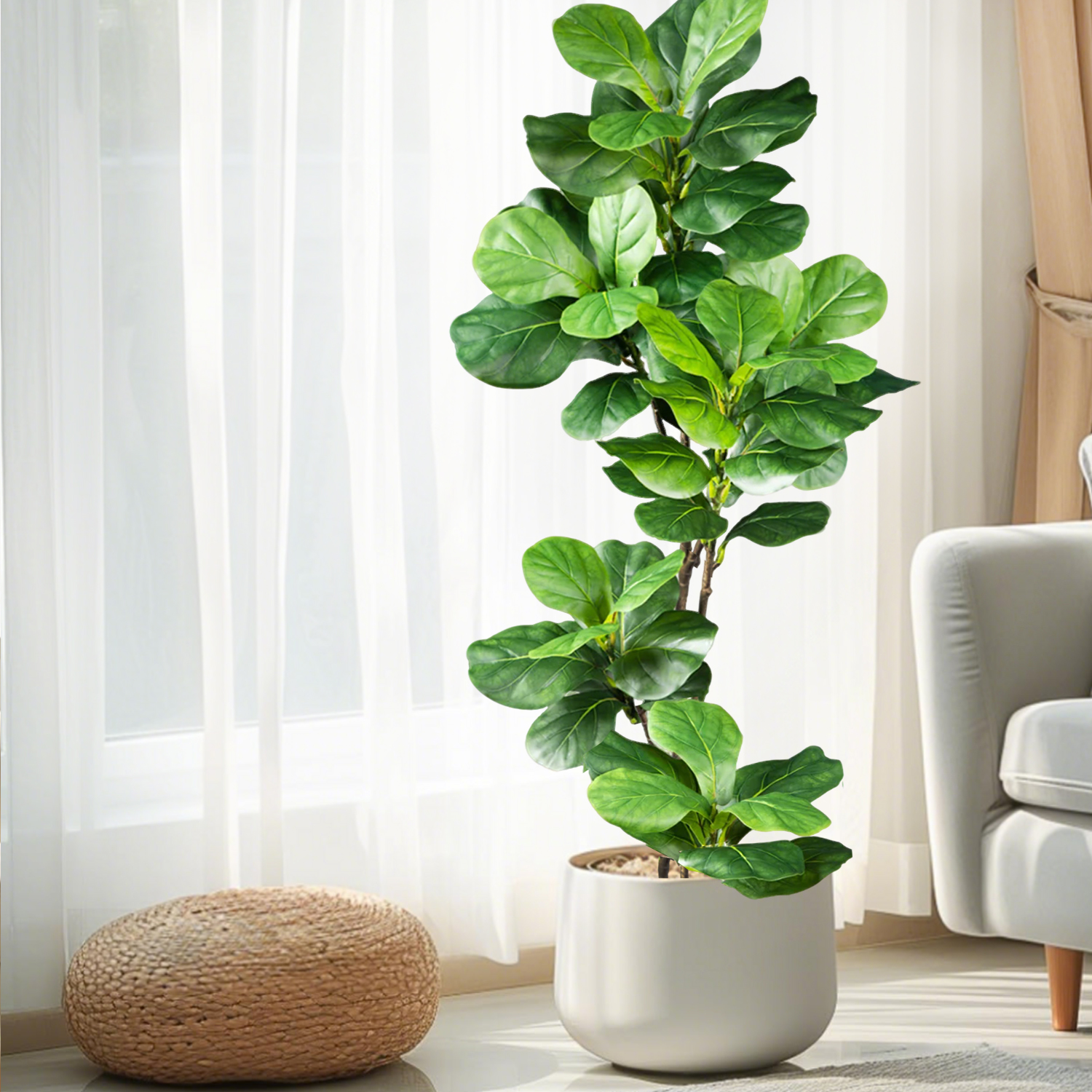 45-135cm  Artificial Fiddle Le – Fiddle Leaf Fig recenzja i cena