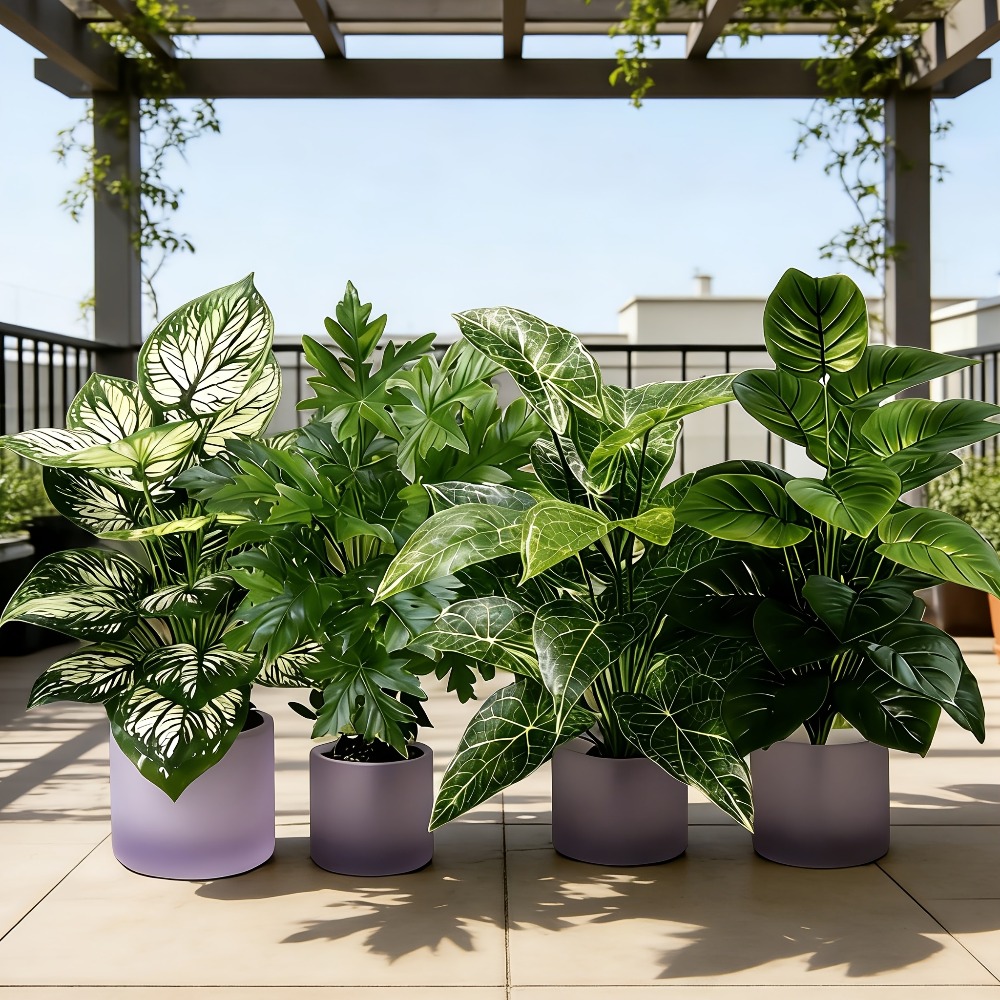 4PC Artificial Plants with 48L – Fiddle Leaf Fig recenzja i cena