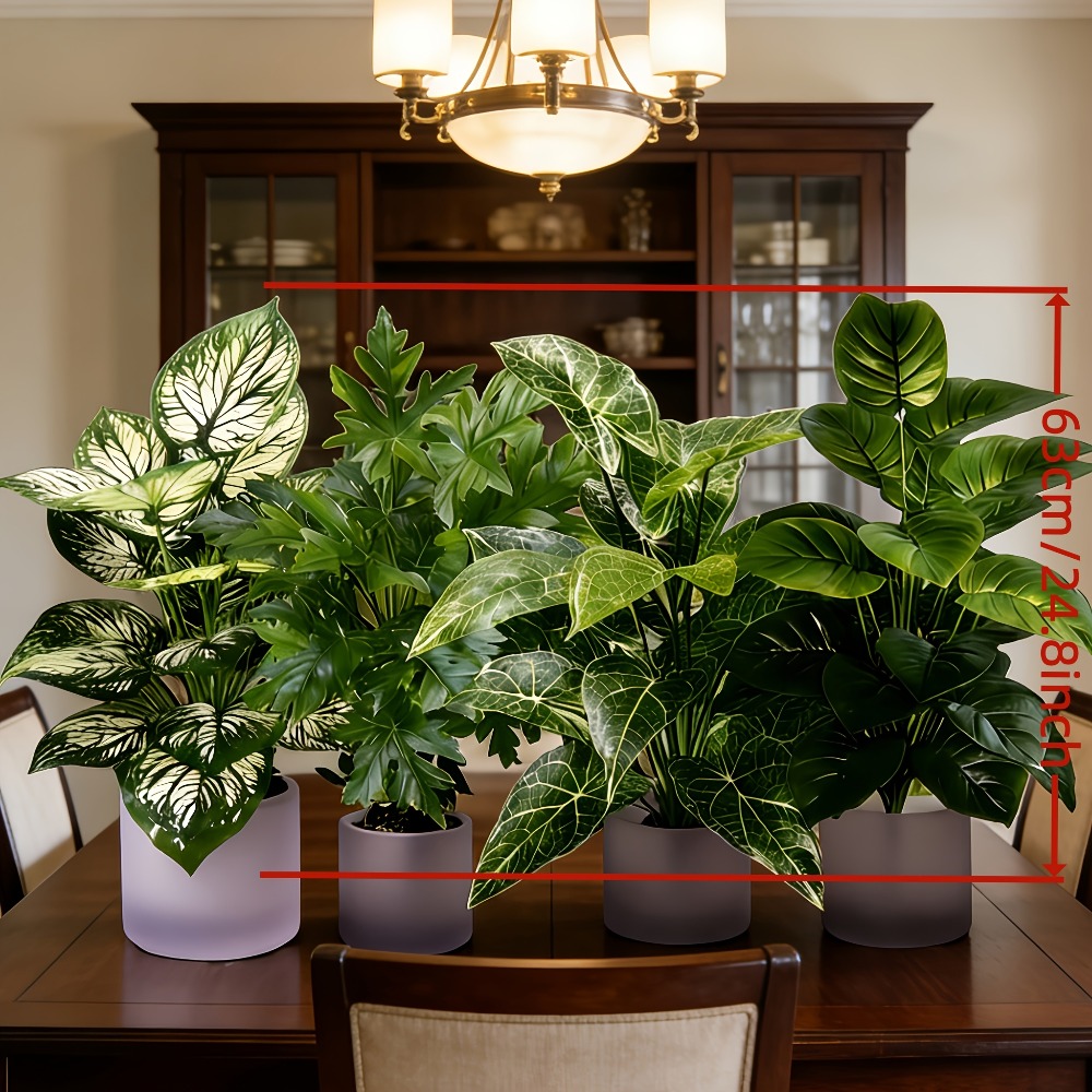 4PC Artificial Plants with 48L – Fiddle Leaf Fig recenzja i cena