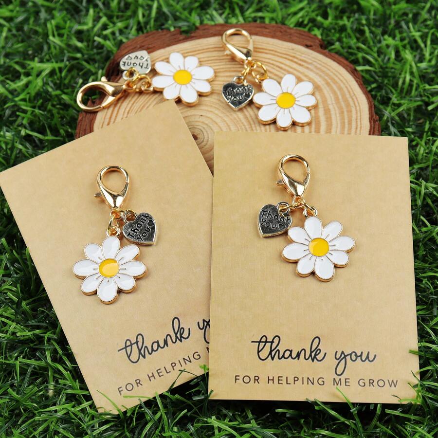 Enamel Daisy Keychains With Th – Plant Parental recenzja i cena