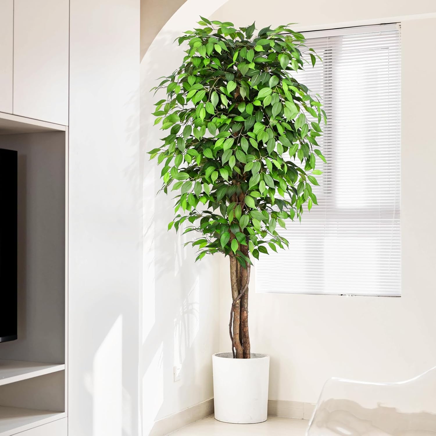 Lifelike Artificial Ficus Tree – Fiddle Leaf Fig recenzja i cena