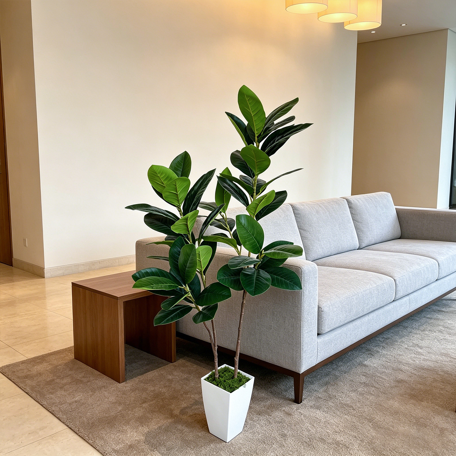 130cm/4.3ft Artificial Ficus L – Fiddle Leaf Fig recenzja i cena