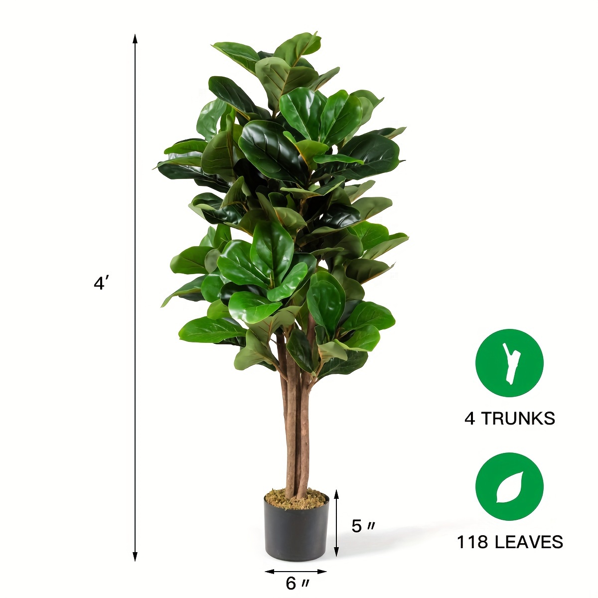 4ft Artificial Fiddle Leaf Fig – Fiddle Leaf Fig recenzja i cena