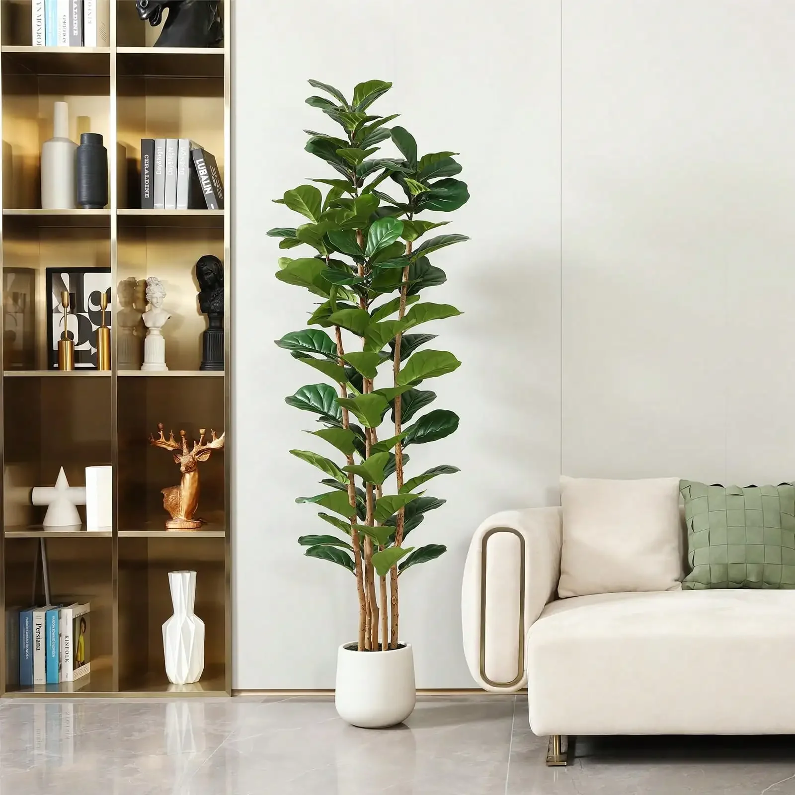 6FT Faux Fiddle Leaf Fig Tree  – Fiddle Leaf Fig recenzja i cena