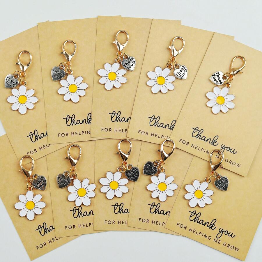 Enamel Daisy Keychains With Th – Plant Parental recenzja i cena