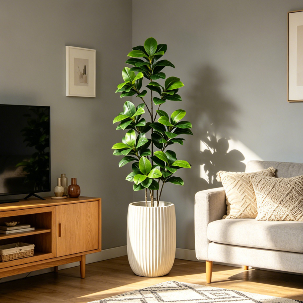 74-140cm Large Artificial Bany – Fiddle Leaf Fig recenzja i cena